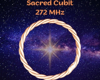 Sacred Geometry Copper Ring – Hydrogen Atom Frequency (272 MHz)