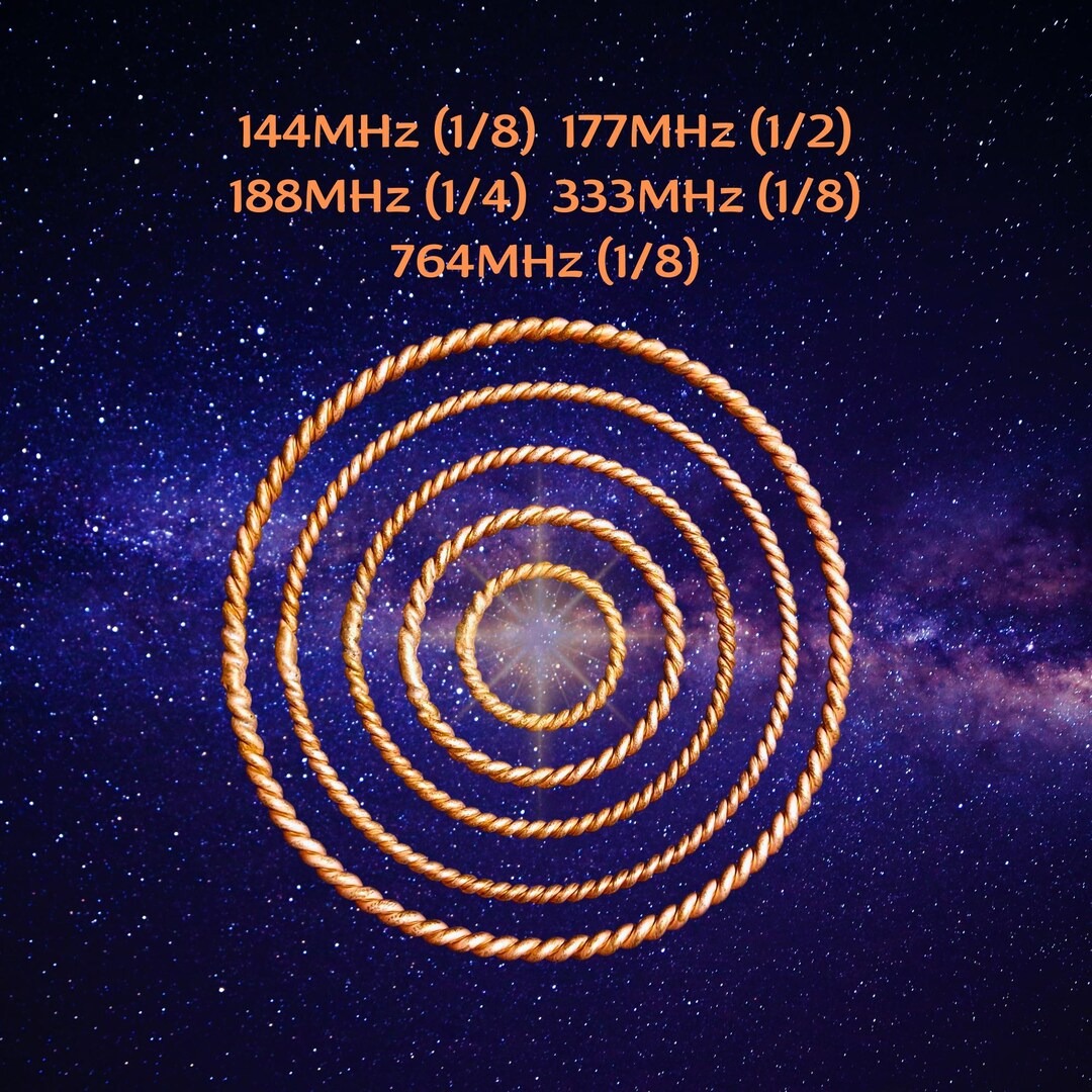 Tensor Rings Copper Tensor Rings Set: Copper Sacred Geometry - 144mhz, 177mhz, 188mhz ...