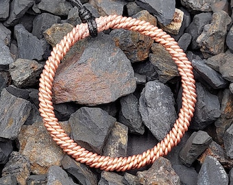 Handmade Tensor Ring–8-Strand Copper Weave–Energy Tool for Healing; 188MHz (1/4)