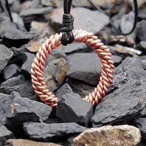 Handmade Tensor Ring–8-Strand Copper Weave–Energy Tool for Healing; 188MHz (1/8)