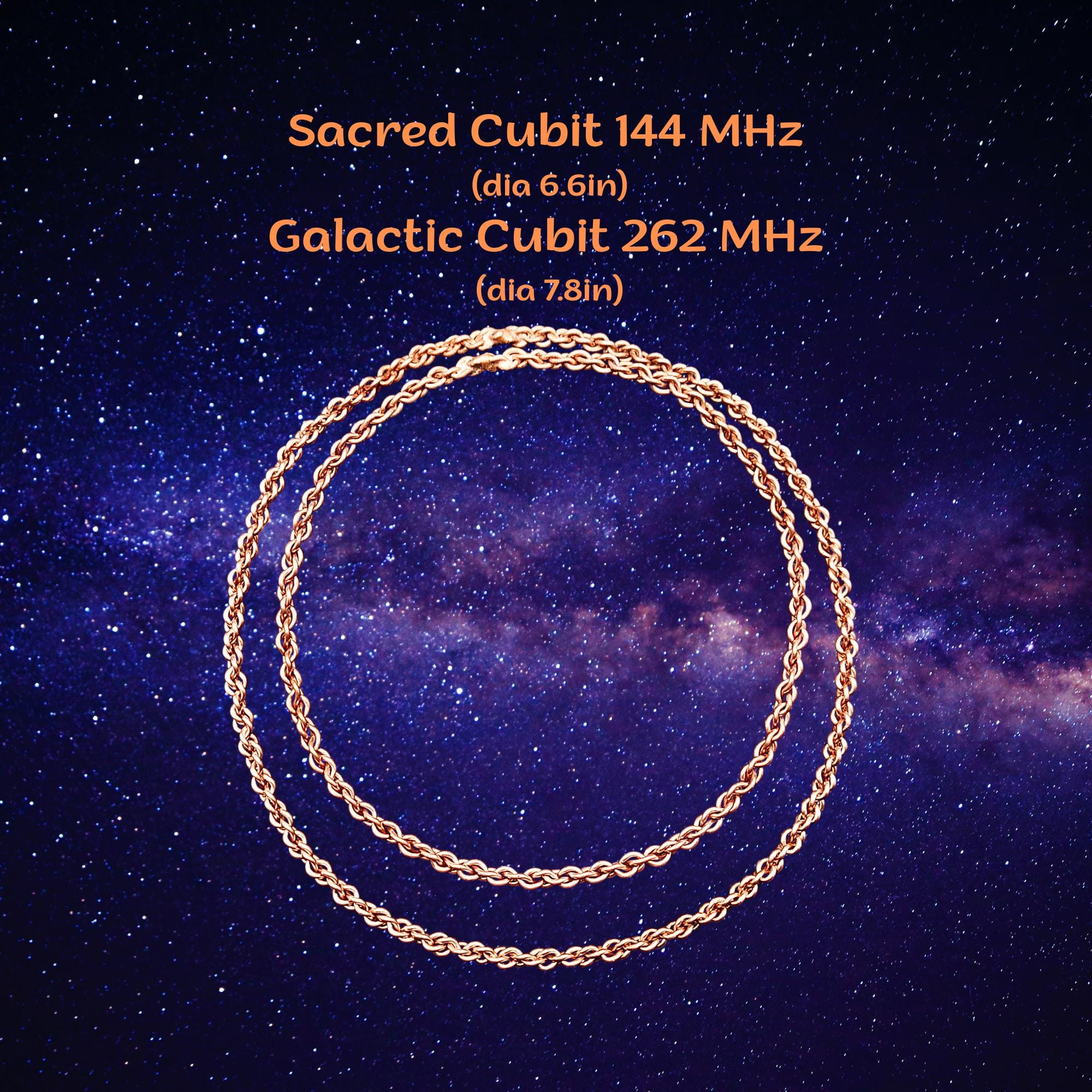 Tensor Ring Set: Sacred & Galactic Cubit - 144mhz, 262mhz - Etsy
