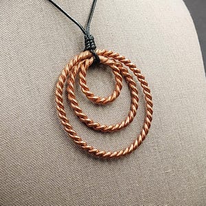 Tensor Copper Ring Pendant: 144MHz, 177MHz, 188MHz