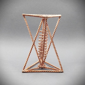 Copper Vortex Coil Harmonizer | Sacred Geometry Tensor Field Device