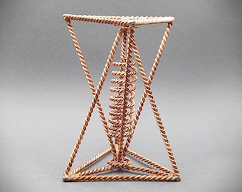 Copper Vortex Coil Harmonizer | Sacred Geometry Tensor Field Device