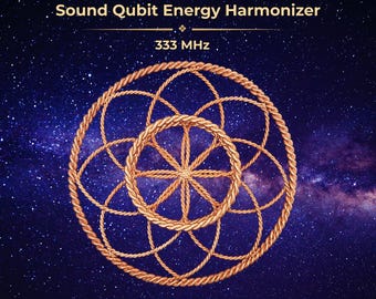 333 MHz Copper Tensor Ring – Sound Qubit Energy Harmonizer, Sacred Geometry Healing Tool