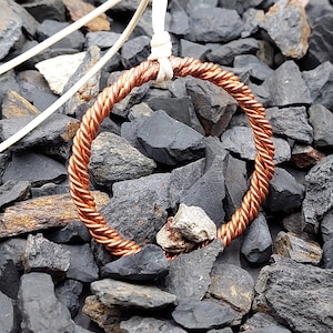 Handmade Tensor Ring–9-Strand Copper Weave–Energy Tool for Healing; 188MHz (1/4)