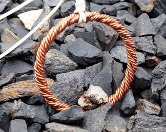 Handmade Tensor Ring–9-Strand Copper Weave–Energy Tool for Healing; 188MHz (1/4)