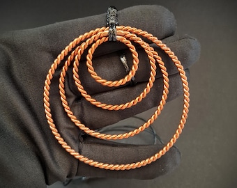 Slim Copper Tensor Ring Set: Sparling Rings, Healing Energy