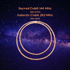 Tensor Ring Set: 144MHz Sacred Cubit + 262MHz Galactic Cubit