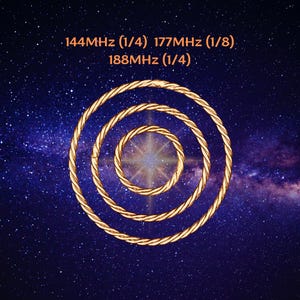 Tensor Rings Set – Copper Energy Healing Jewelry (144 / 177 / 188 MHz)