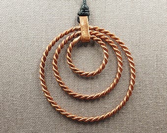 Tensor Ring Pendant, Copper Wire, 144-177-188 MHz