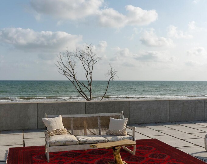 Hand-knotted Red Khal Mohammadi, 8.20 X 11.48 ft