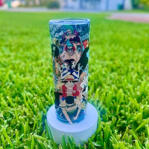 Custom Tumbler | One Piece 20oz Skinny Tumbler – Set Sail with the Straw Hat Crew!