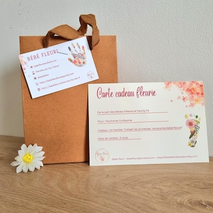Blumen-Geschenkkarte