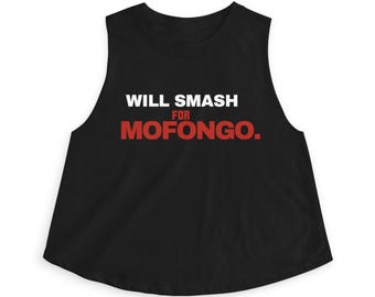 Pickleball Crop Tank Top, Puerto Rico Mofongo Funny Tee, Boricua Pickleball Apparel