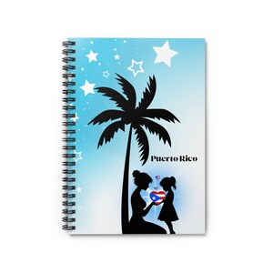 Paraiso Isleño Viva Puerto Rico Spiral Notebook - Ruled Line  Boricua notebook, Gifts for Boricuas Puerto Rico Boricua Student