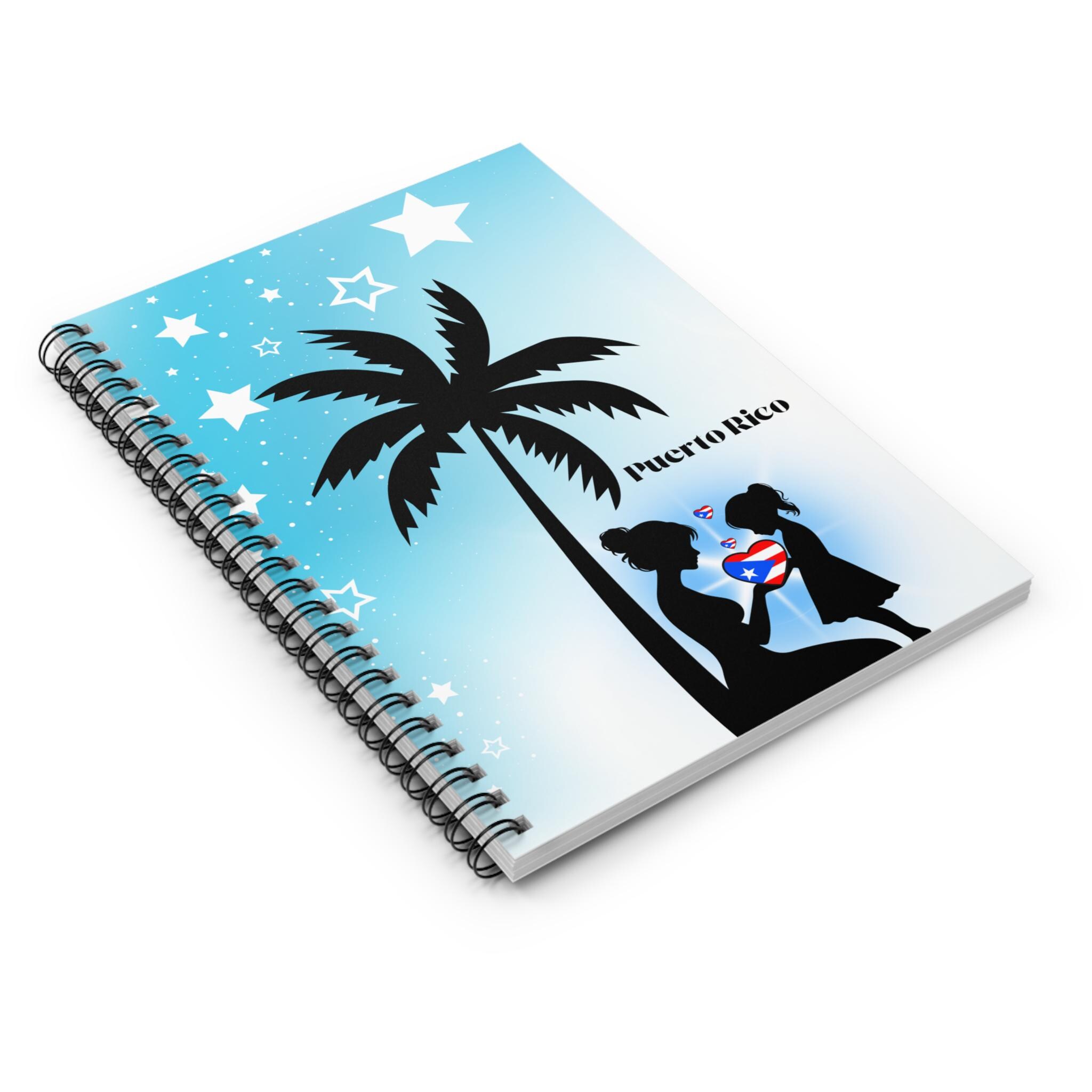 Paraiso Isleño Viva Puerto Rico Spiral Notebook - Ruled Line Boricua ...