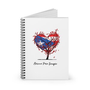 Paraiso Isleño Boricua Tree Spiral Notebook - Ruled Line Gifts for ...