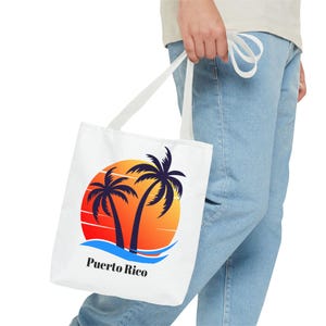 Paraiso Isleño Sunset Puerto Rico Tote Bag Souvenirs Puerto Rico Puerto Rico Gifts