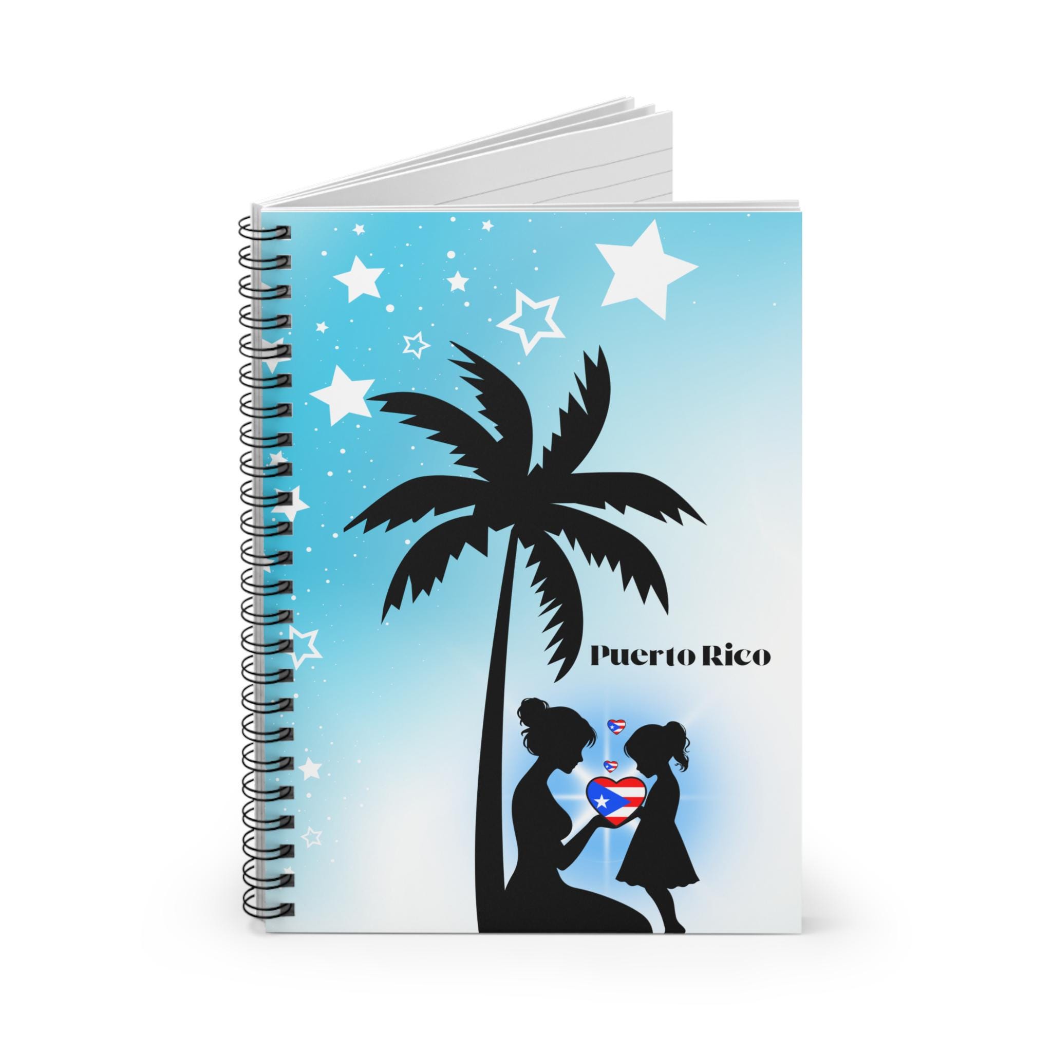 Paraiso Isleño Viva Puerto Rico Spiral Notebook - Ruled Line Boricua ...