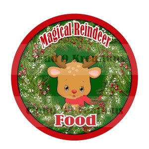 Christmas Magical Reindeer Food Stickers, Magical Reindeer Food Stickers, Reindeer Stickers, Christmas Magical Reindeer Food Treat Stickers