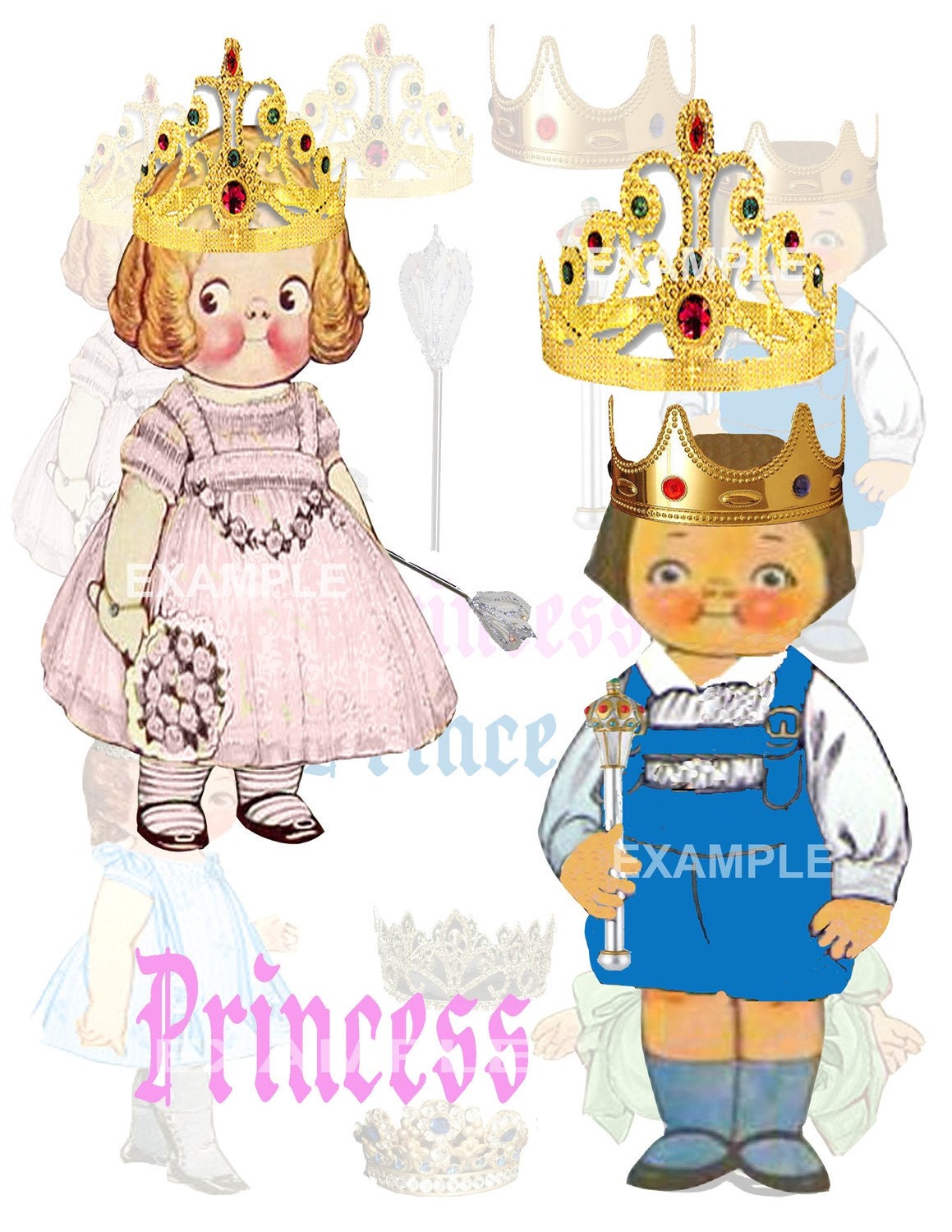 Princess Dolly Dingle and Friends Digital Collage Sheet - Etsy Princess Dolly Dingle and Friends Digital Collage Sheet - Etsy