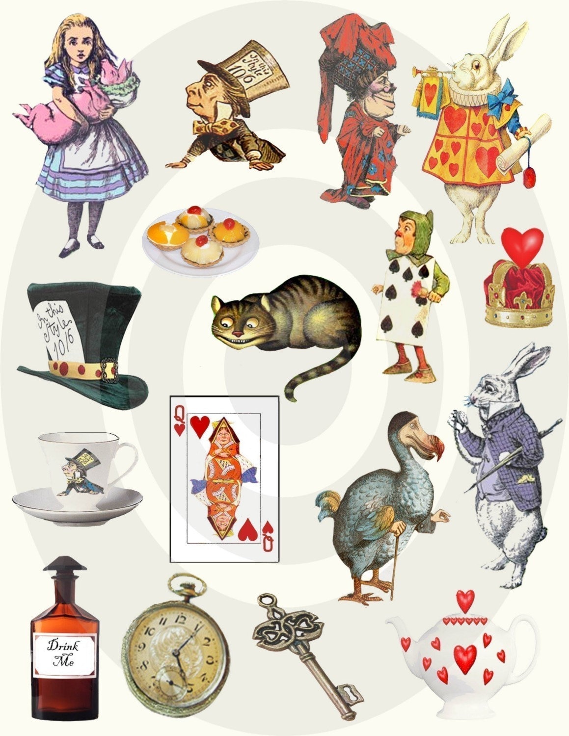 Alice in Wonderland, Vintage Alice in Wonderland, Alice in Alice in Wonderland, Vintage Alice in Wonderland, Alice in