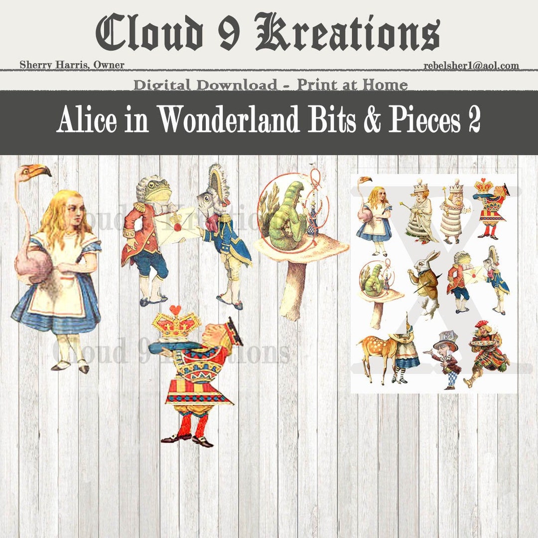 Alice in Wonderland, Vintage Alice in Wonderland, Alice in