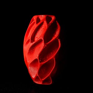 Modern Geometric Pattern Vase, Waterproof & Resistant for Fresh and Dried Flowers, Unique Design Interior Decoration