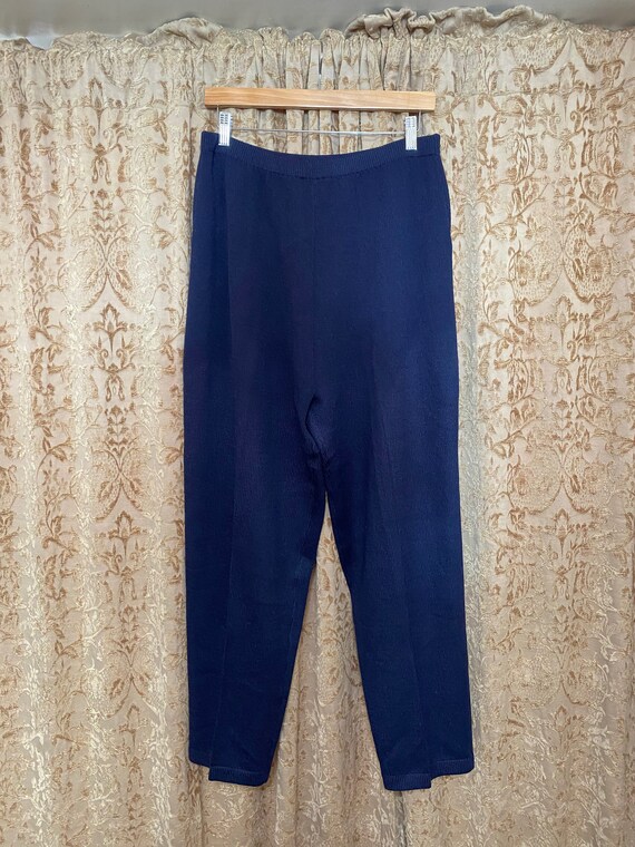 Navy St. John Pleated Trousers Pants Vintage 80s … - image 3