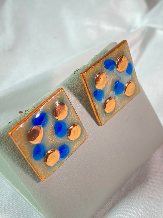 Matisse Cuff Links Midcentury Abstract Geometric … - image 1