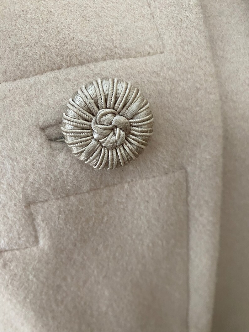 Vintage Cashmere Mink Coat Neusteters Vintage 50s - 60s Camel Tan Small - Medium image 8