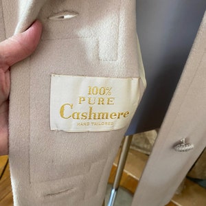Vintage Cashmere Mink Coat Neusteters Vintage 50s - 60s Camel Tan Small - Medium image 10
