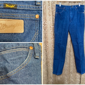 Vintage Wrangler Jeans 36 X 32 Dark Wash High Waist