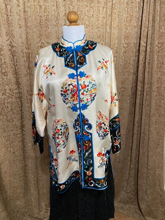 chinoiserie jacket white Gem