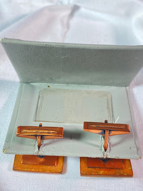 Matisse Cuff Links Midcentury Abstract Geometric … - image 9