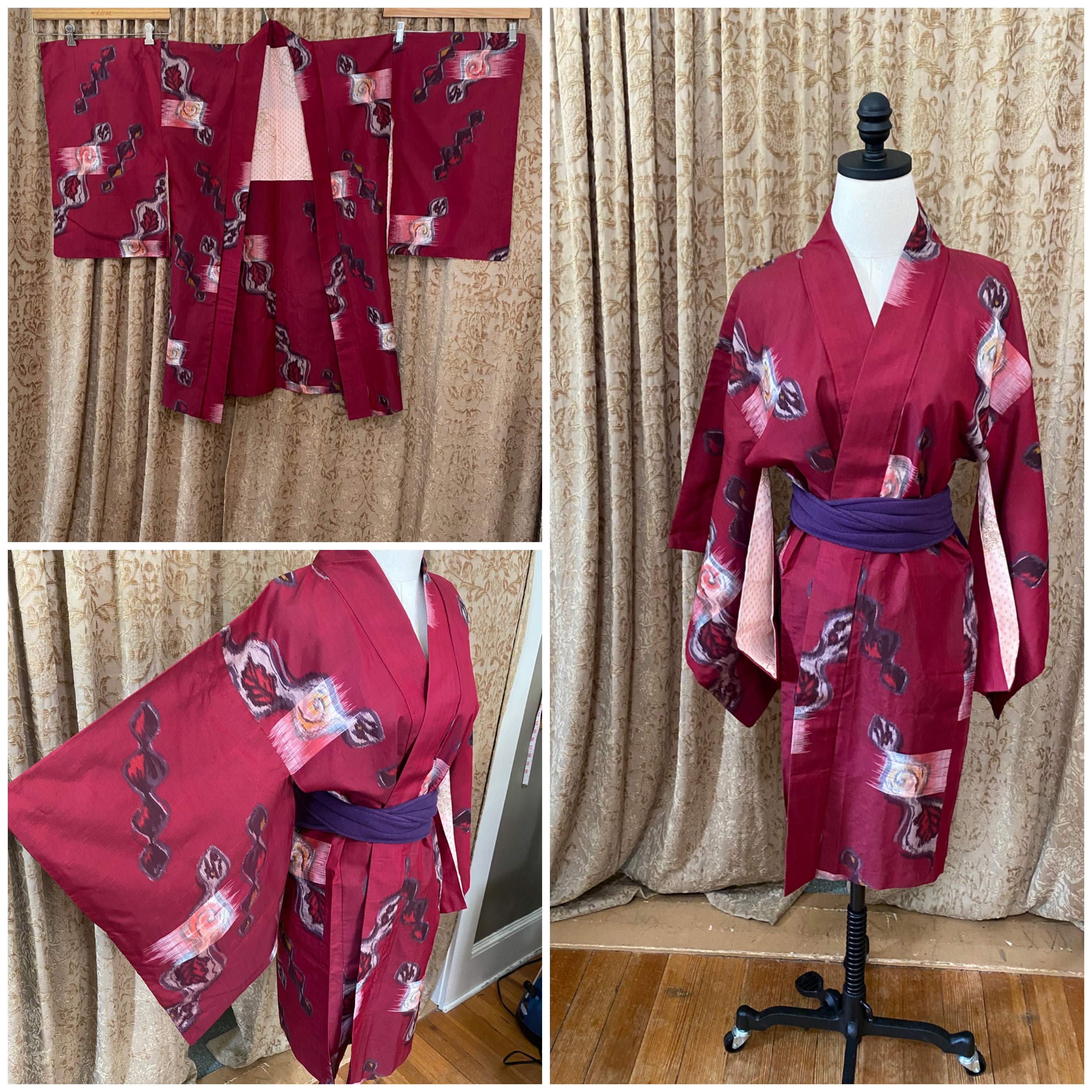 eim nuance line yukata 浴衣 blue（KIMONO MODERN デニム着物