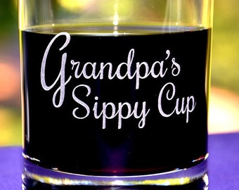 Grandpa's Sippy Cup, Great Father's Day Gift for New Dad, Pop, Papa, or Dad's Birthday