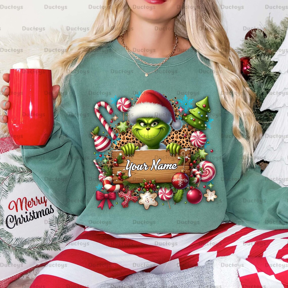 MakeUnique Machine Guns Geometric Dot Personalized Christmas