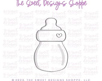 Milkstache Baby Bottle - Cookie Cutter
