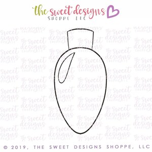 Tall Lightbulb - Cookie Cutter