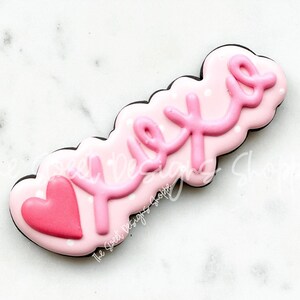 xoxo Plaque - Cookie Cutter