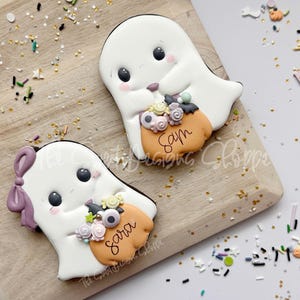 Trick or Treat Boo Ghosts Cookie Cutter Set - Set of 2 - Cookie Cutters - ETSY