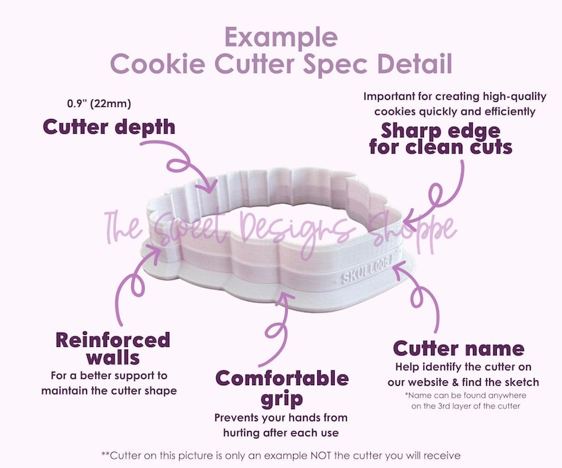 Chunky Note - Cookie Cutter - ETSY - Etsy
