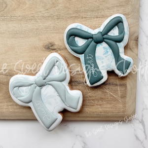 Personalized Bow - Cookie Cutter- ETSY