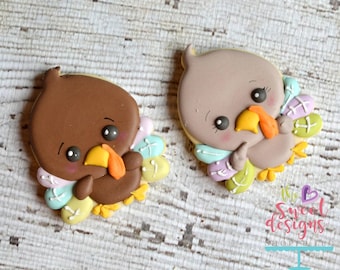 Cute Turkey V2 - Cookie Cutter