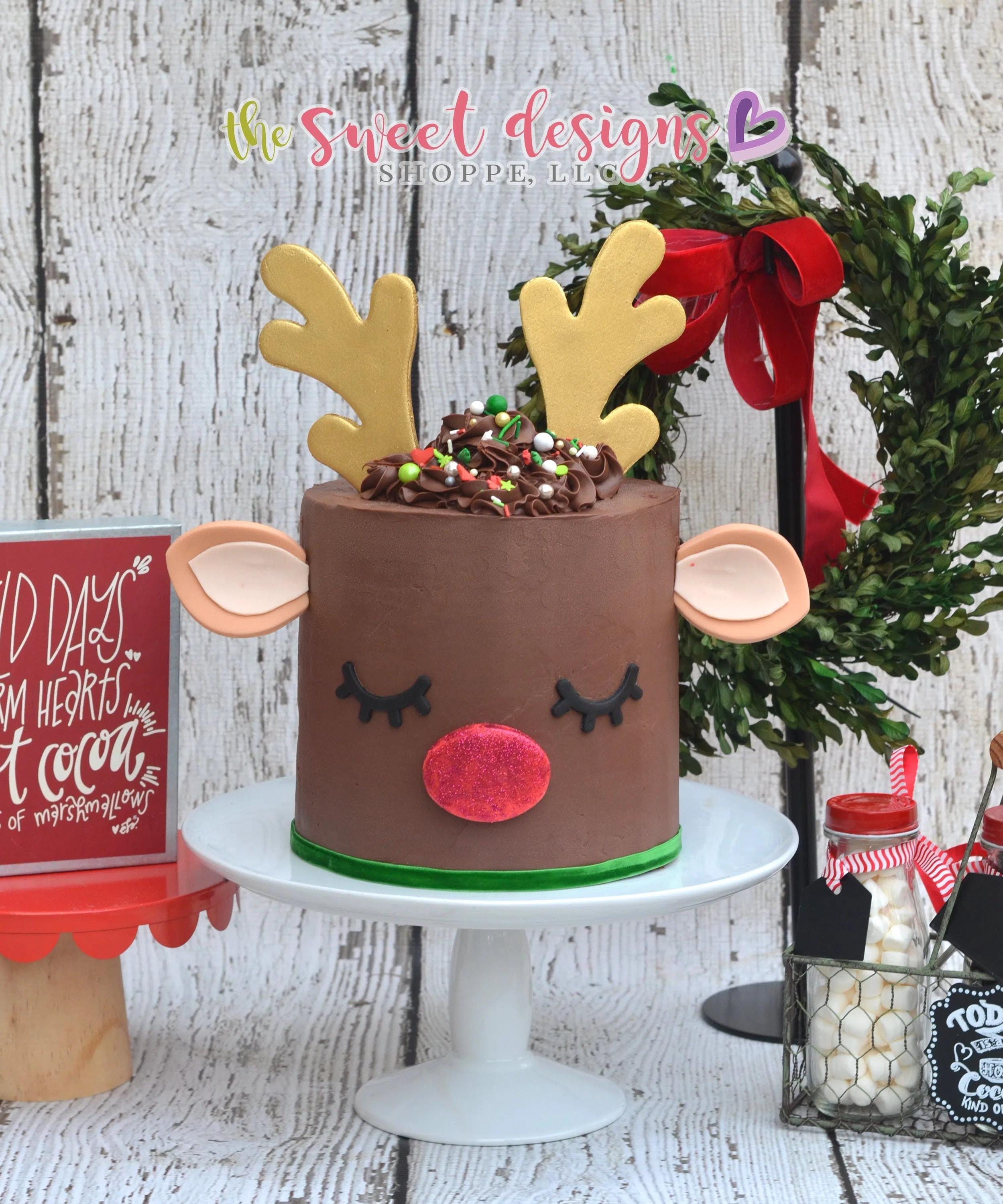 Rudolph Cake Set - Cookie Cutters - Etsy