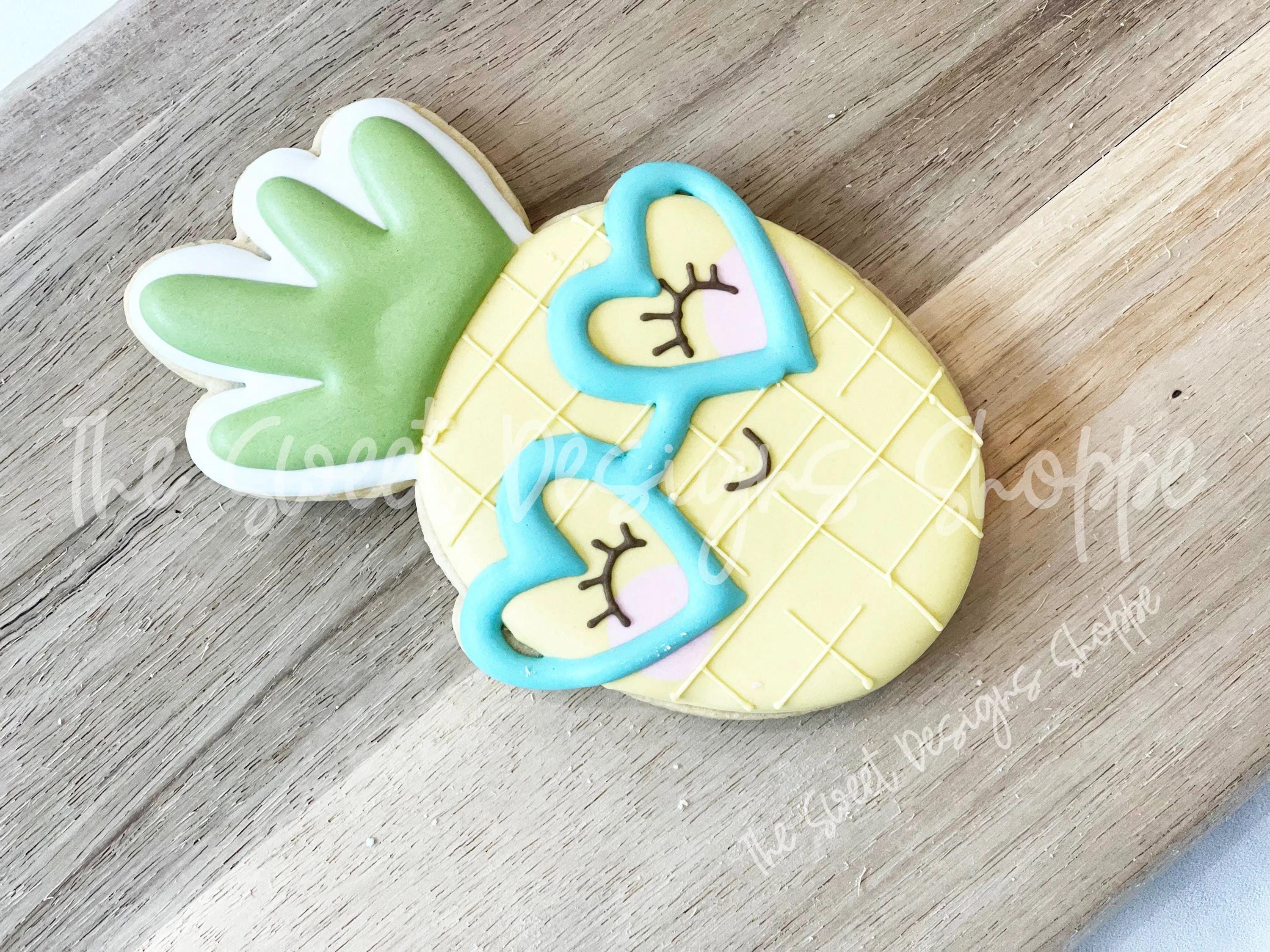 Funky and Happy Pineapple - Cookie Cutter - Etsy