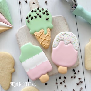 6 B's Creations: Teaching Partners Class - Kids' Sweet Treats - Set of 3 Cookie Cutters - Online Class not included