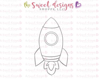 Rocket Ship - Cookie Cutter